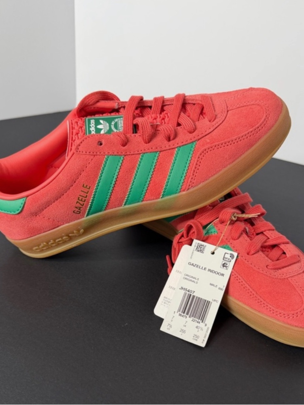 Brand‎ New Adidas Gazelle Indoor Watermelon Pink Size 7.5M